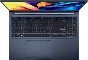 Laptop Asus ASUS Vivobook 15X M1503QA-MA042W Ryzen 7 5800H/HS 15.6" 2.8K 120Hz 600nits Glossy 16GB DDR4 SSD512 AMD Radeon Graphics WLAN+BT Cam FingerPrint 70WHrs Win11 Quiet Blue 6