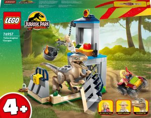 LEGO Jurassic World Ucieczka welociraptora (76957) 1