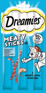 Dreamies Dreamies Meaty Sticks Łosoś 30g 1
