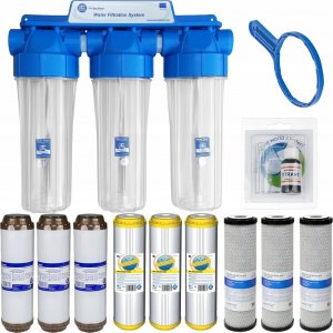 HYDRO 3-STOPNIOWY FILTR WODY: WĘGIEL+ZMIĘKCZA+ODŻELAZIA 1