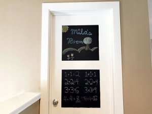 Home Life SAMOPRZYLEPNA TABLICA KREDOWA 45 x 200 cm + KREDA 3