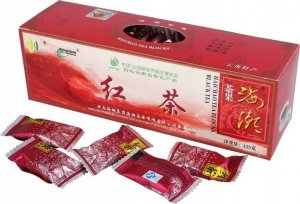 Meridian HERBATA CHIŃSKA CZARNA prasowana w kostkach 125g 1