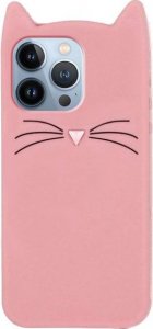 GEL ETUI DO IPHONE 11 CASE OBUDOWA COVER RÓŻ KOTEK 1