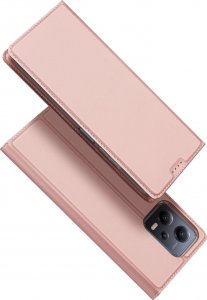 Dux Ducis Dux Ducis Skin Pro etui do Xiaomi Redmi Note 12 Pro / Poco X5 Pro 5G pokrowiec z klapką portfel na kartę podstawka różowe 1