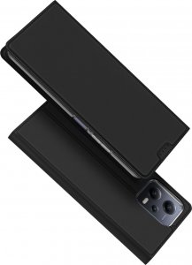 Dux Ducis Dux Ducis Skin Pro etui do Xiaomi Redmi Note 12 Pro+ pokrowiec z klapką portfel na kartę podstawka czarne 1