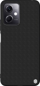 Nillkin Nillkin Textured Case etui do Xiaomi Redmi Note 12 5G / Poco X5 5G wzmocniony nylonowy pokrowiec czarne 1