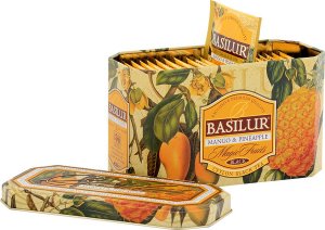 Basilur Herbata czarna ANANAS MANGO puszka Basilur - 20x2g 1