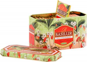 Basilur Basilur WILD STRAWBERRY herbata zielona - 20x1,5g 1