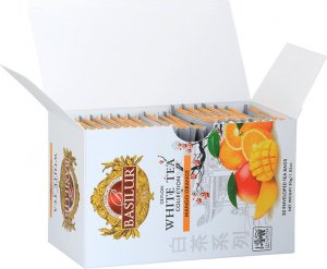 Basilur Basilur MANGO ORANGE biała herbata POMARAŃCZA 4