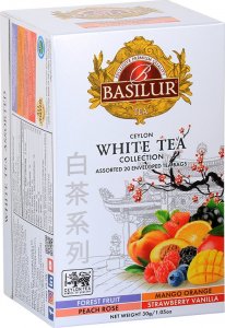 Basilur Basilur WHITE TEA biała herbata 4 SMAKI - 20x1,5g 1