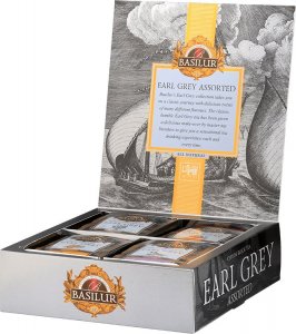 Basilur Basilur EARL GREY czarna herbata 4 SMAKI 40x2g 1