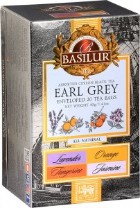 Basilur Basilur EARL GREY czarna herbata 4 SMAKI 20x2g 1