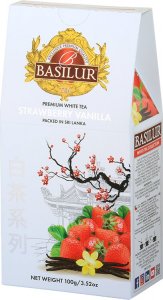 Basilur Basilur STRAWBERRY VANILLA biała herbata TRUSKAWKA 1