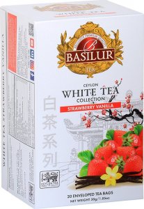 Basilur Basilur STRAWBERRY VANILLA biała herbata WANILIA 1
