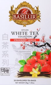 Basilur Basilur STRAWBERRY VANILLA biała herbata WANILIA 2