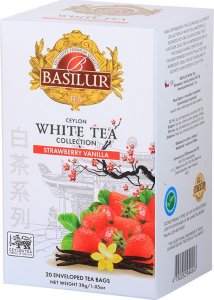 Basilur Basilur STRAWBERRY VANILLA biała herbata WANILIA 3