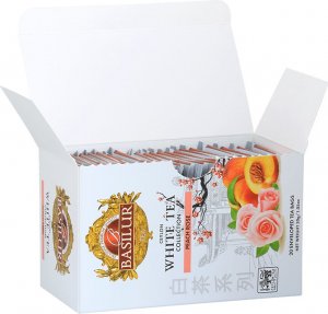 Basilur Basilur PEACH ROSE biała herbata BRZOSKWINIA RÓŻA 4
