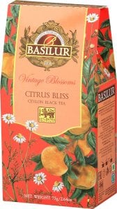 Basilur Basilur CITRUS BLISS czarna herbata MANDARYNKA 75g 1