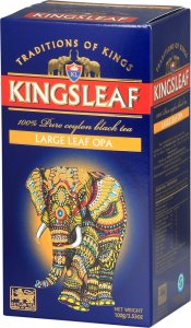 Kingsleaf Herbata czarna CEYLON duży liść OPA Kingsleaf 100g 1