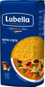 Lubella Lubella Filini Makaron Nitki cięte 400 g 2