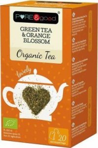 Pure&Good Herbata ekologiczna Green Tea & Orange Blossom 36g - Pure&good 1