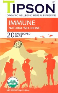 Tipson Tipson IMMUNE herbata organiczna ODPORNOŚĆ 20szt 2
