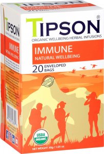 Tipson Tipson IMMUNE herbata organiczna ODPORNOŚĆ 20szt 3