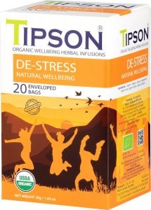 Tipson Tipson DE-STRESS herbata organiczna na NERWY 20szt 1