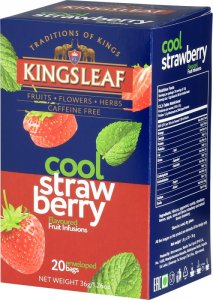 Kingsleaf Herbata owocowa napar Kingsleaf Cool Strawberry 1
