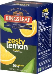 Kingsleaf Herbata owocowa napar Kingsleaf Zesty Lemon 1