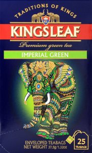 Kingsleaf Herbata zielona Imperial Green 25 kopert 2