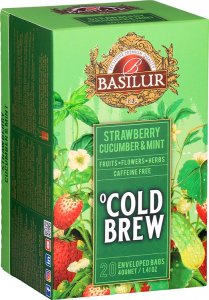 Basilur Herbata owocowa TRUSKAWKA OGÓREK Cold Brew 20 szt. 1