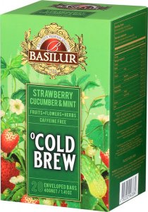 Basilur Herbata owocowa TRUSKAWKA OGÓREK Cold Brew 20 szt. 2