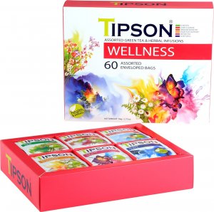 Tipson Herbata ziołowa Tipson Wellness Assorted 60x1,3g 1