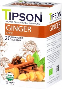 Tipson Tipson ORGANIC GINGER SPICE herbata ziołowa BIO 1