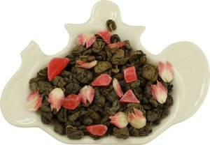 Basilur Zielona herbata Ceylon PAPAJA TRUSKAWKA ŚMIETANKA 1