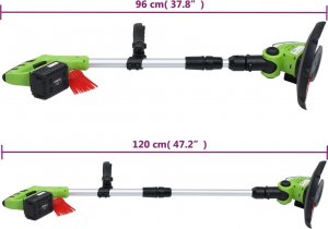 Zestaw elektronarzędzi vidaXL 2-częściowy zestaw elektronarzędzi ogrodniczych, bezprzewodowy 6