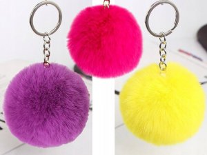 Breloczek Verk BRELOK ZAWIESZKA DO KLUCZY TORBY POMPON FUTERKO 12