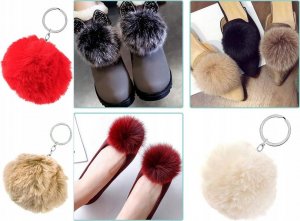 Breloczek Verk BRELOK ZAWIESZKA DO KLUCZY TORBY POMPON FUTERKO 3