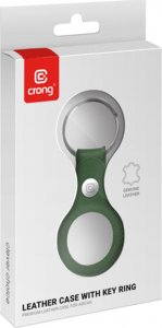 Crong Brelok Crong Leather Case with Key Ring Apple AirTag (zielony) 9
