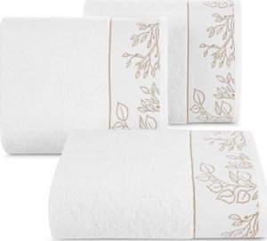 Eurofirany Ręcznik bawełniany z bordiurą BLANCA 70X140 biały 1
