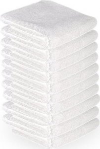 Activeshop Ręcznik z microfibry 73 x 40 cm 10 szt.biały 1