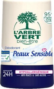 Larbre Vert Dezodorant w kulce L'ARBRE VERT Sensitive Skins 50 ml 1