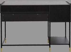 Biurko Atmosphera Tedy Czarne 110 cm x 55 cm 3