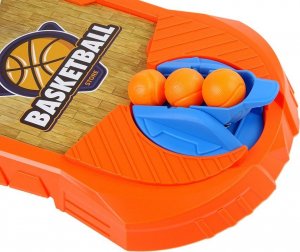 LeanToys Gra Zręcznościowa Koszykówka Interaktywna Ruchomy Kosz Dźwięk 3