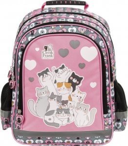 Derform Plecak szkolny Cleo&Frank Kotki 2 komory klasa 1-3 2