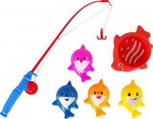 LeanToys Gra Zręcznościowa Łowienie Rybek Wędka Rybki 2