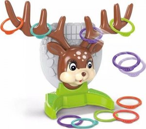 DK Gra Zręcznościowa Rzucanie Obręczy Ringo, Jelonek + Obręcze, Deer Ring Game 2