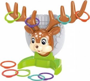 DK Gra Zręcznościowa Rzucanie Obręczy Ringo, Jelonek + Obręcze, Deer Ring Game 3