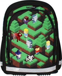 Starpak Plecak szkolny młodzieżowy Pixel Game klasa 1-3 4